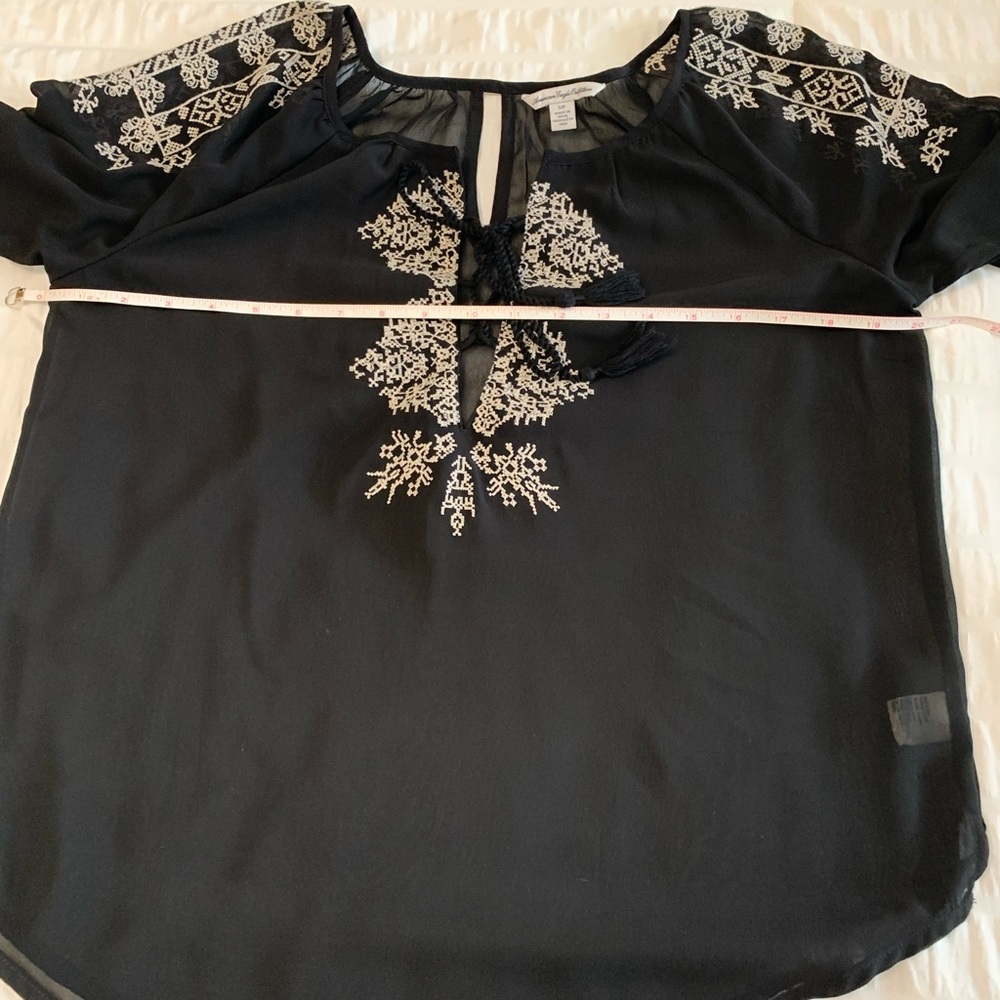 American Eagle Outfitters Embroidered Top - Picture 9 of 16